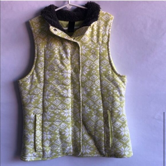 Kid’s Zella Neon Green Winter Snowflakes - Picture 7 of 9